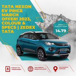 Tata Nexon EV Price March Offer! 2023, Color & Specs | Zedex